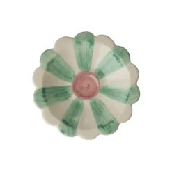 RICE Kleine Keramik Dipschale handbemalt