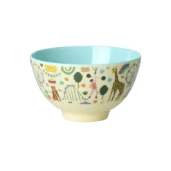 RICE Kleine Kinderschüssel aus Melamin Fun Fair