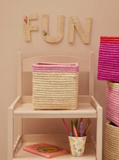 RICE Kleiner Raffia Korb