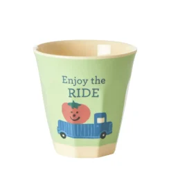 RICE Melamin Becher 6er-Set Small Happy Cars