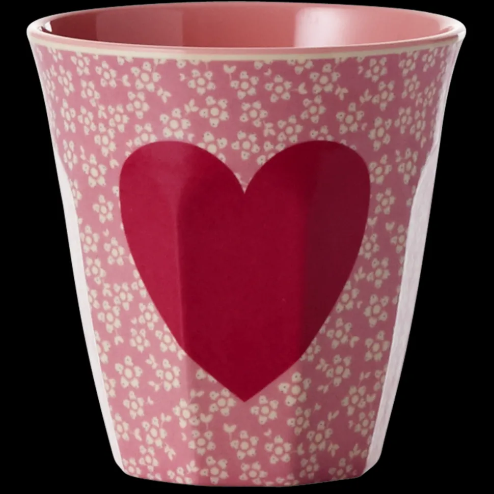 RICE Melamin Becher Herz