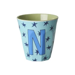 RICE Melamin Buchstabenbecher Stars
