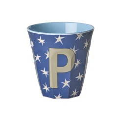 RICE Melamin Buchstabenbecher Stars