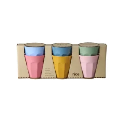 RICE Melamin Cups in Soft Pink Small 6er