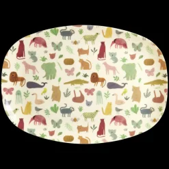 RICE Melamin Kinderteller Sweet Jungle Print