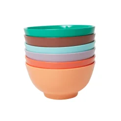 RICE Melamin Schüssel 6er Set Follow The Call of the Disco Ball