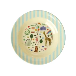 RICE Melamin Tiefer Kinderteller Fun Fair