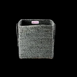 RICE quadratischer Korb Raffia