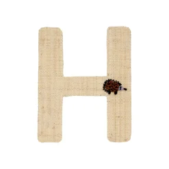 RICE Raffia Buchstaben Sticker