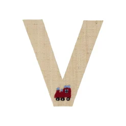 RICE Raffia Buchstaben Sticker