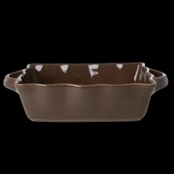 RICE Rechteckige Auflaufform aus Steingut