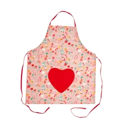 RICE Schürze Christmas aus Baumwolle