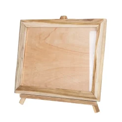 skandeko Teakholz-Bilderrahmen mit Ständer L